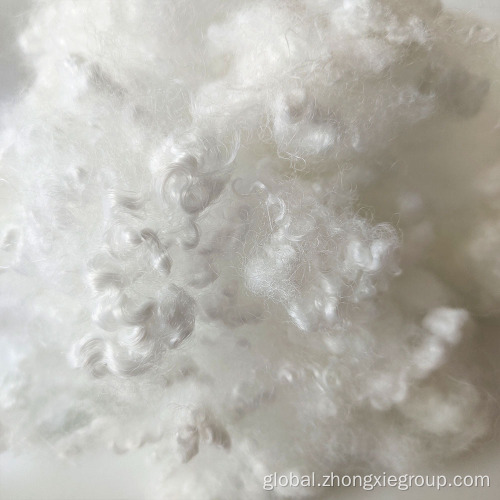 Virgin Polyester Staple Fiber White 100% virgin hc polyester staple fiber 7Dx64MM Manufactory